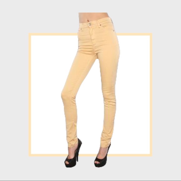 Cheap Monday The Second Skin Jean In OD Chino Sheep Skin - Picture 7 of 8